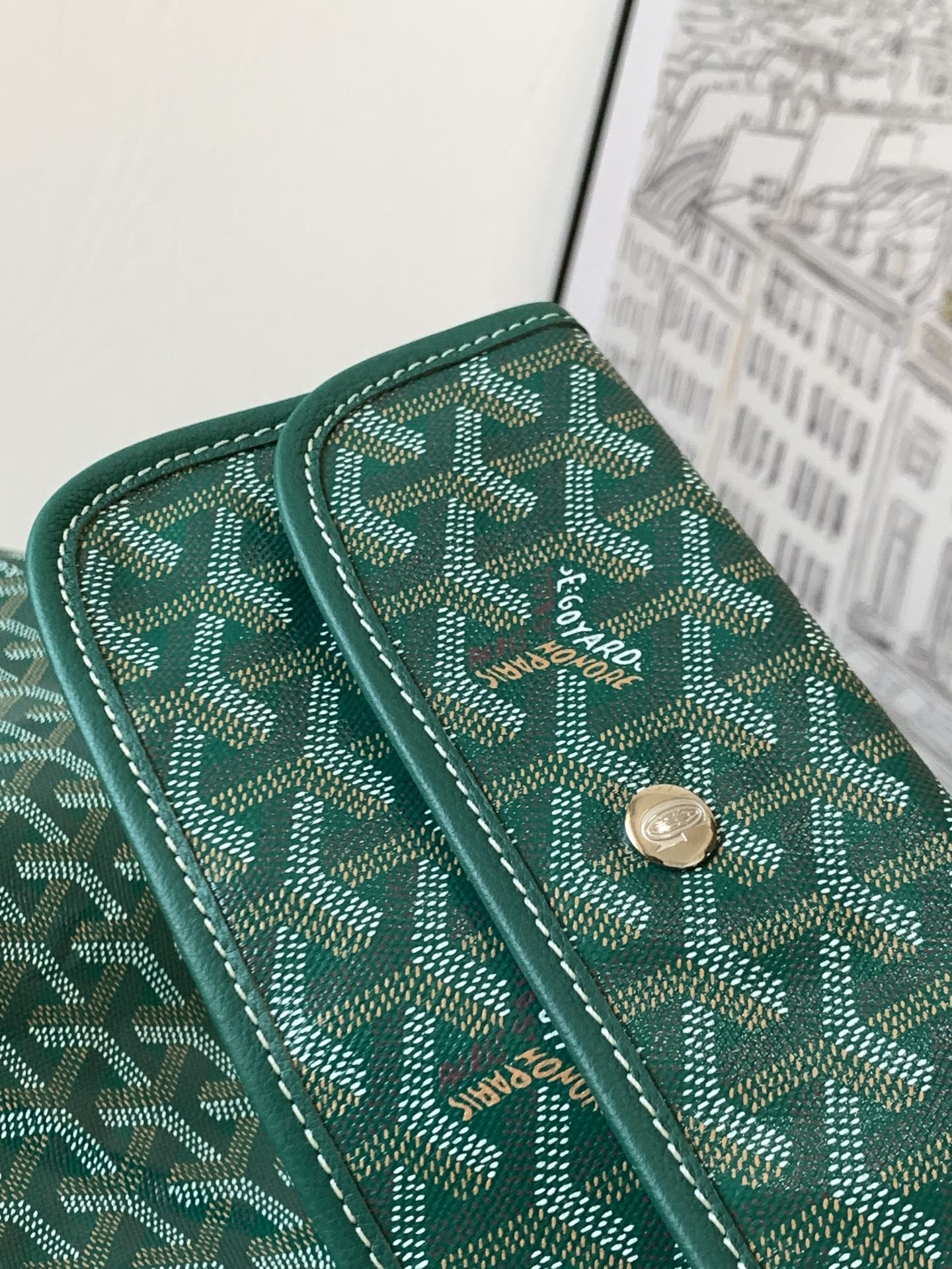 Saint Louis PM Tote Bag In Green